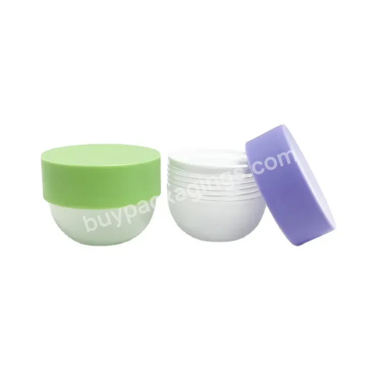 150ml 200ml 250ml 300ml Bowl Shape Frosting Hair Mask Cream Jar Wide Mouth Body Scrubs Jar Pp Plastic Cosmetic Bottle