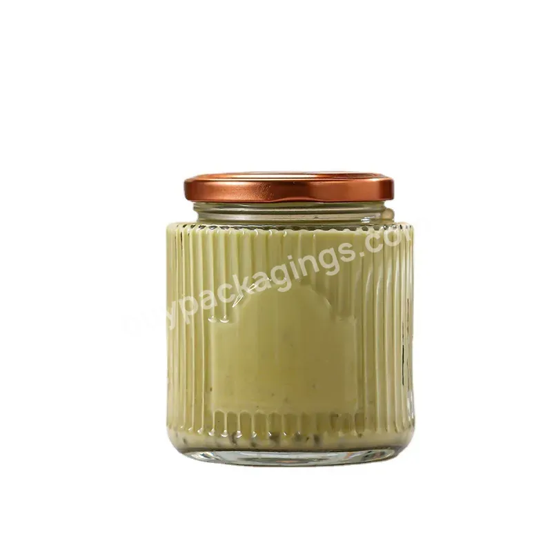 150ml 200ml 280ml 380ml 500ml Hot Sale Honey Bottling Jar Be Steamed And Boiled Glass High Temperature Resistant Sealed Jar