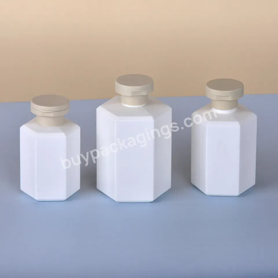 150ml 200ml 300ml Soft Hair Oil Hdpe Squeeze Flip Cap Packaging Bottle Shampoo Body Care Cosmetic Bottle