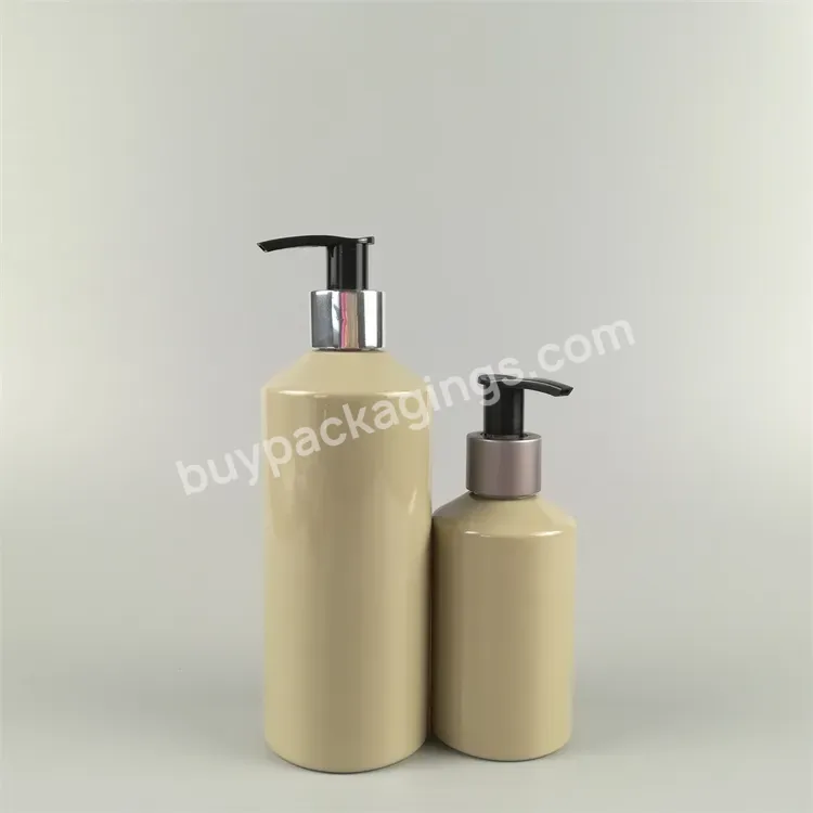 150ml 200ml Round Shape Shampoo Shower Gel Lotion Bottles With Pump