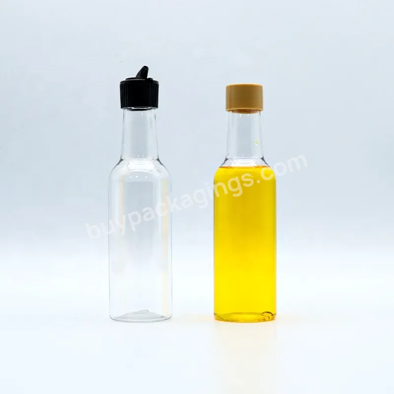 150ml Empty Clear Bottle For Oil Film Remover Cleaning With Flip Top