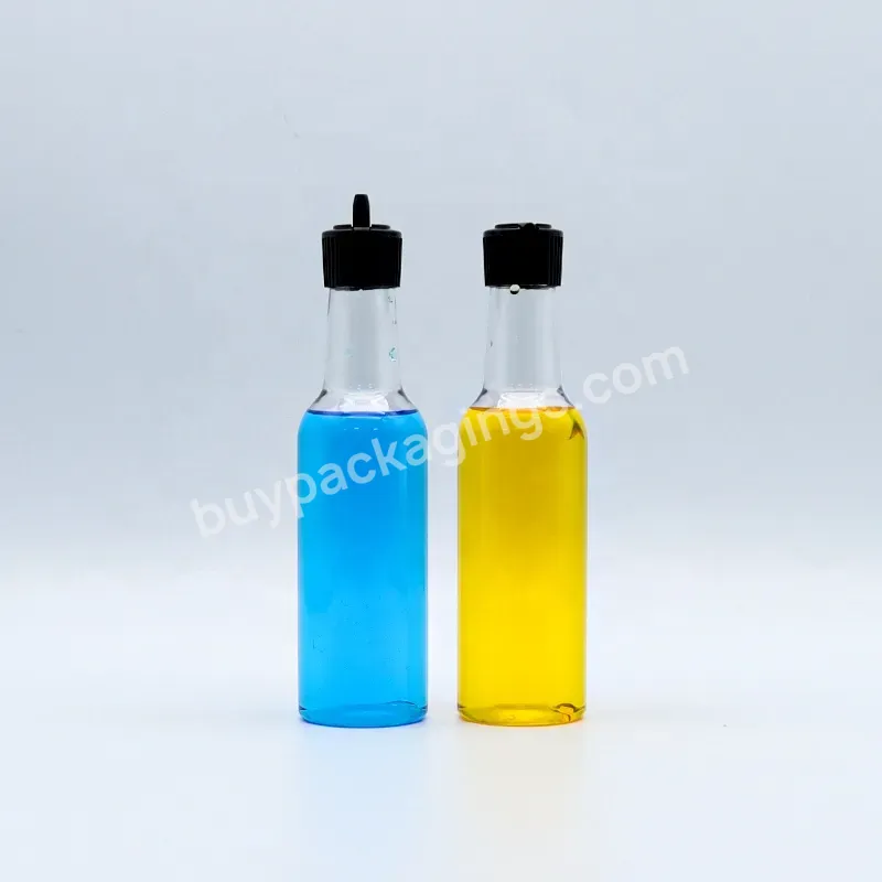 150ml Empty Clear Bottle For Oil Film Remover Cleaning With Flip Top