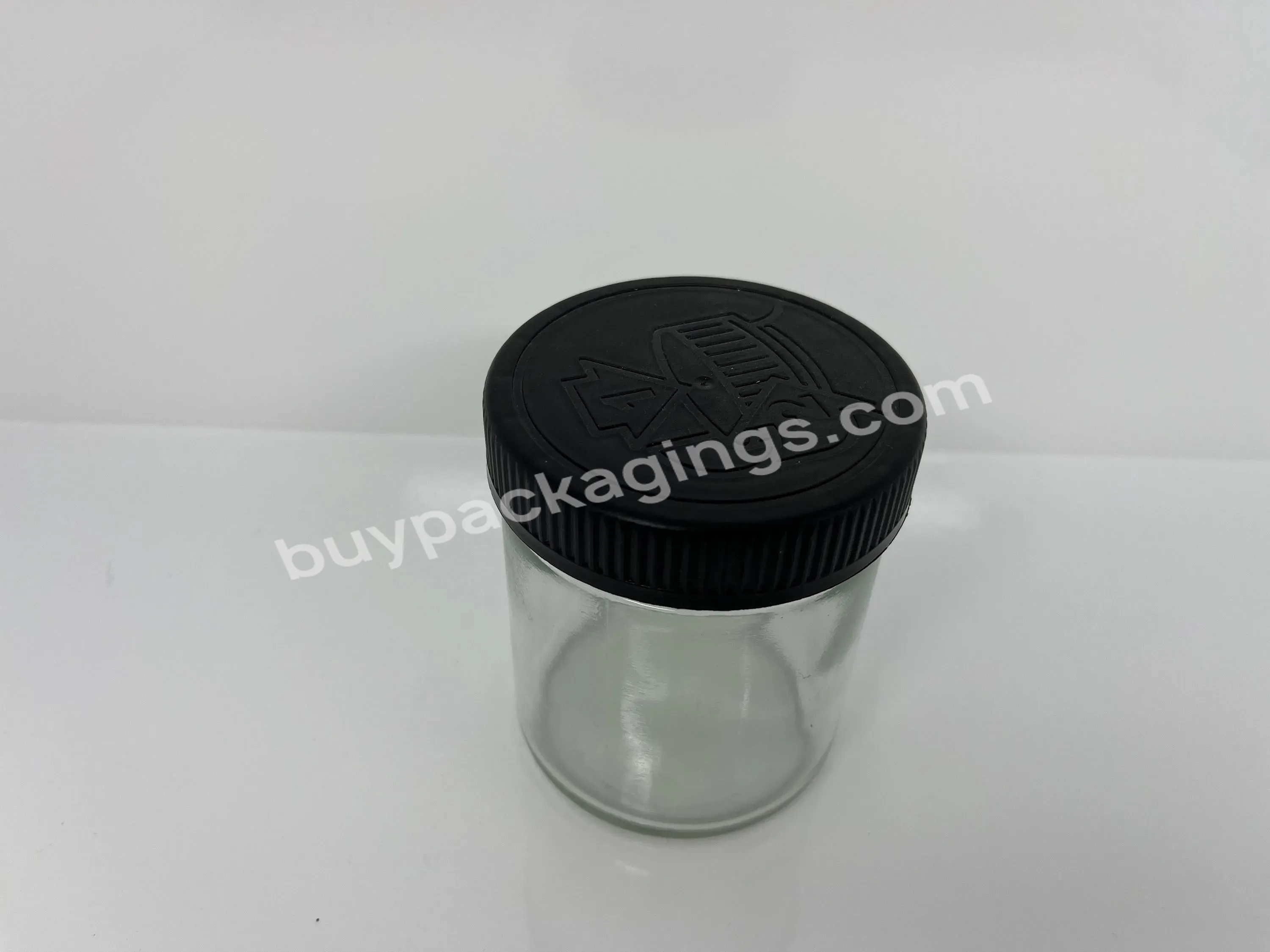 150ml Hot Sale Glass Ointment Jar Face Cream Anti-theft Jar Glass Jar With Children's Safety Pressure Screw Cap