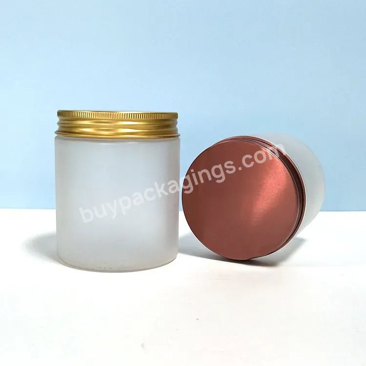 150ml Matte Wide Mouth Pet Cosmetic Jar 100ml 120ml Face Clay Jars 200ml 250ml Hair Wax Body Scrub Frosted Jar With Printing