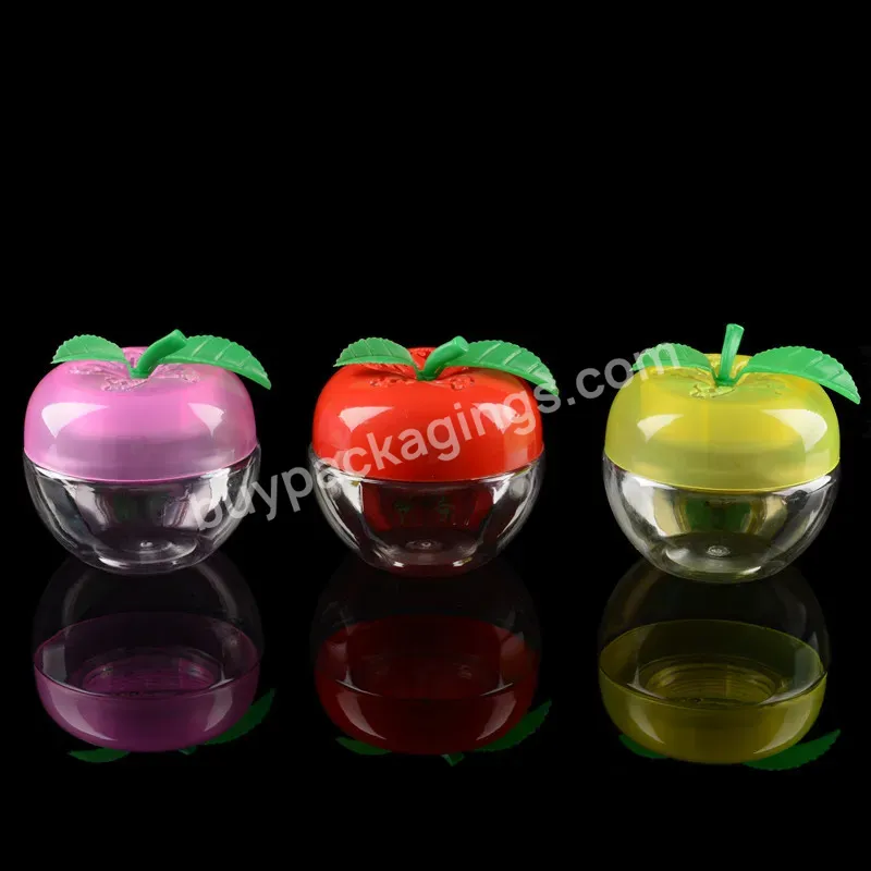 150ml Wholesale Apple Plastic Jar For Air Freshener Hollowed Out Aromatherapy Jar Deodorant Jar