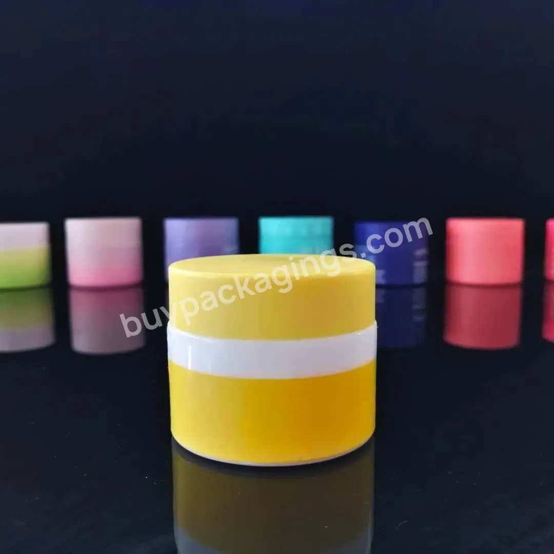 15g 20g 30g 50g 100g Custom Painting Matte Colourful White Ceramic Opal White Porcelain Glass Cosmetic Cream Jar With Lid