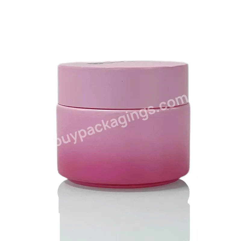 15g 30g 50g 60g 100g Empty Opal Cosmetic Glass White Matte Blue Porcelain Skincare Cream Jars Container With Lid