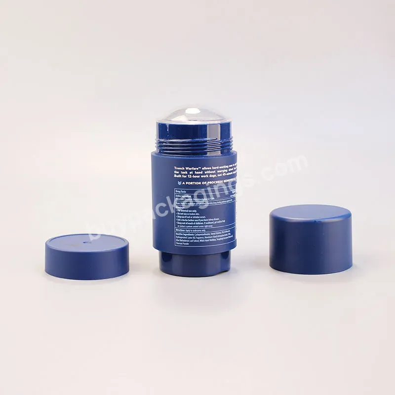 15g 30g 50g 75g Plastic Deo Tube Empty Deodorant Stick Container For Cream Deo Packaging