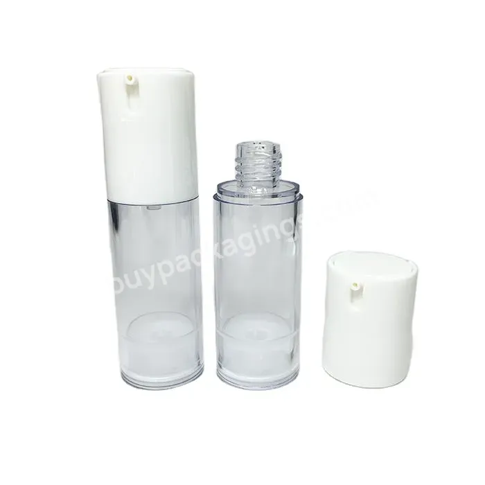 15g 30g 50g Airless Face Cream Pumps Cleanser 2oz Mousse Serum Airless Eyes Gel Bottle For Cosmetic Packaging