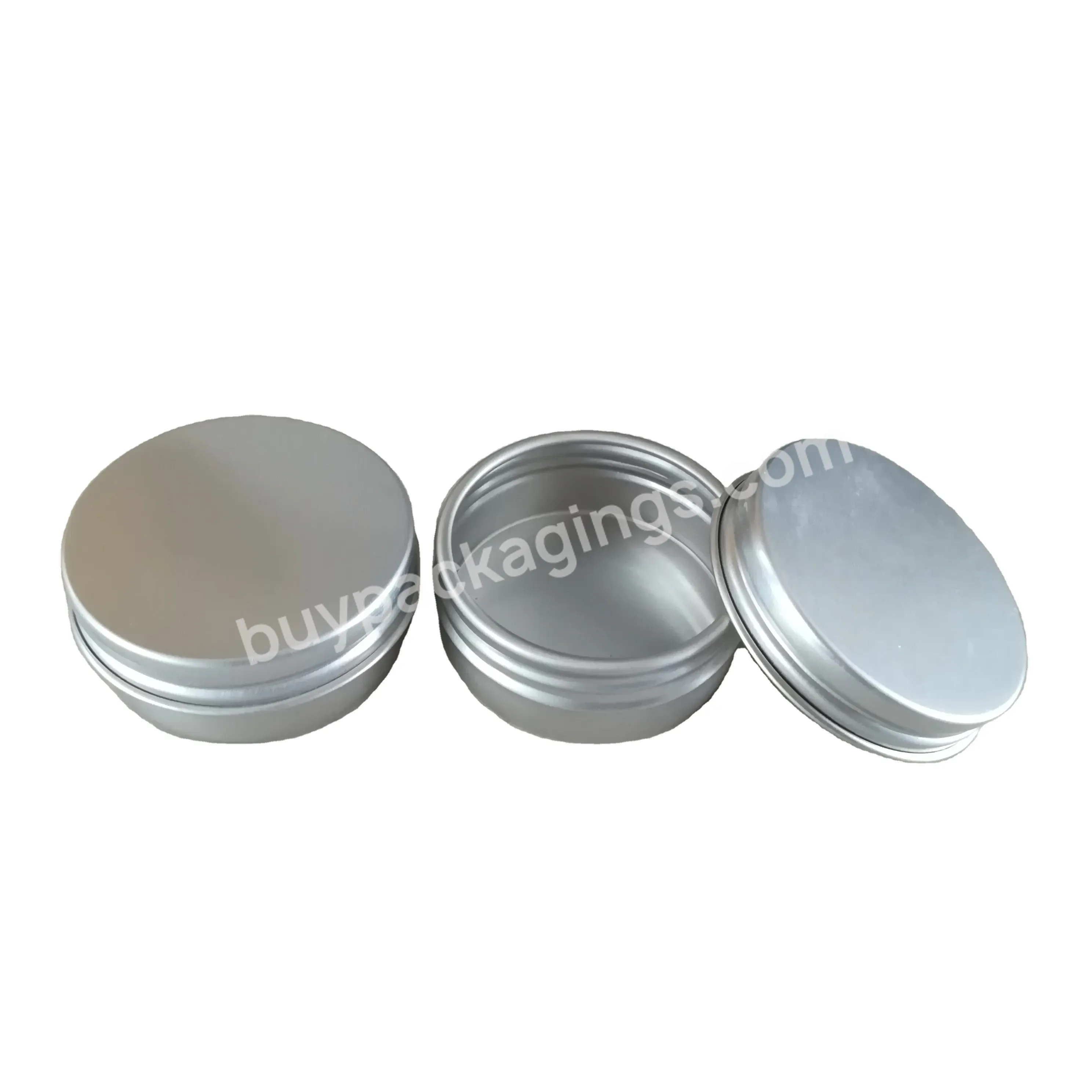 15g Cosmetic Packaging Cream Jar Can Aluminum Cosmetic Tin Jar For Face Cream Lip Balm