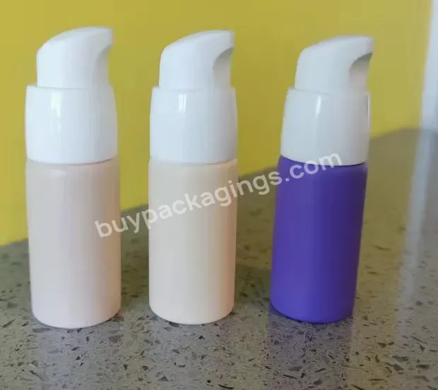 15ml 20ml 25ml 30ml Frosted Transparent Tubing Empty Cosmetic Containers For Lotion Or Serum With Pump And Cap