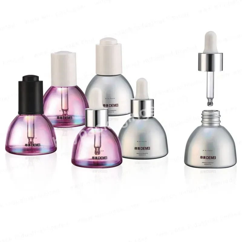 15ml 20ml 30ml Unique Fashion Oil Cosmetic Serum Glass Bottle Serum Dropper Bottles For Cosmetic Oils