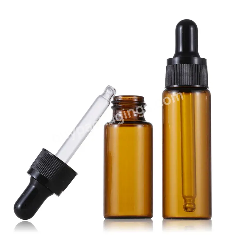 15ml 20ml Amber Glass Dropper Bottle Glass Vials For Essential Oil