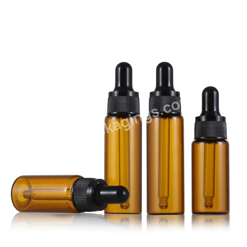 15ml 20ml Amber Glass Dropper Bottle Glass Vials For Essential Oil