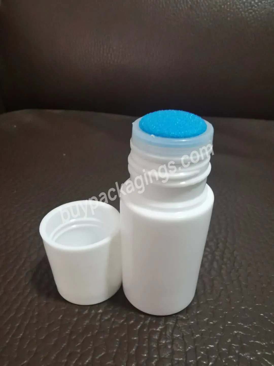 15ml 20ml Empty Hdpe Plastic Bottle With Brush Applicator Sponge