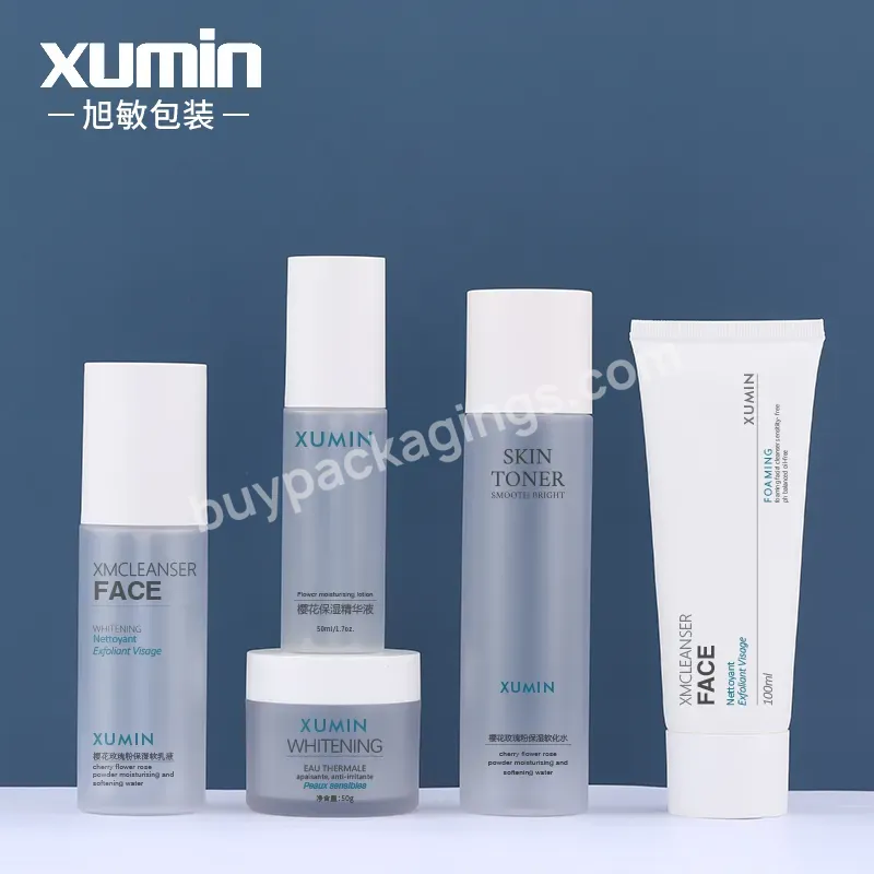 15ml 30ml 50ml 100ml 150ml Frosted Airless Pump Bottle Matte Cosmetic Plastic Lotion Bottle Packaging With Pump