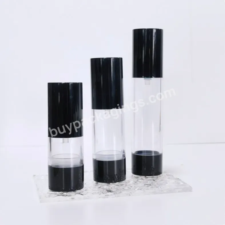 15ml 30ml 50ml 80ml100ml120ml Airless Pump Bottle Personal Skincare Vacuum Plastic Bottle