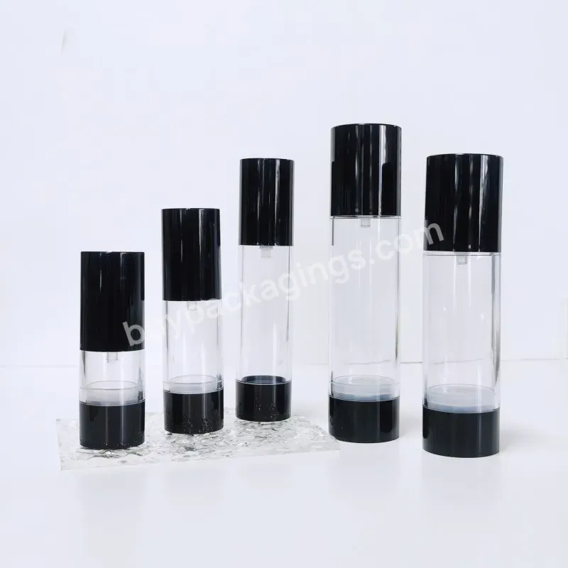 15ml 30ml 50ml 80ml100ml120ml Airless Pump Bottle Personal Skincare Vacuum Plastic Bottle