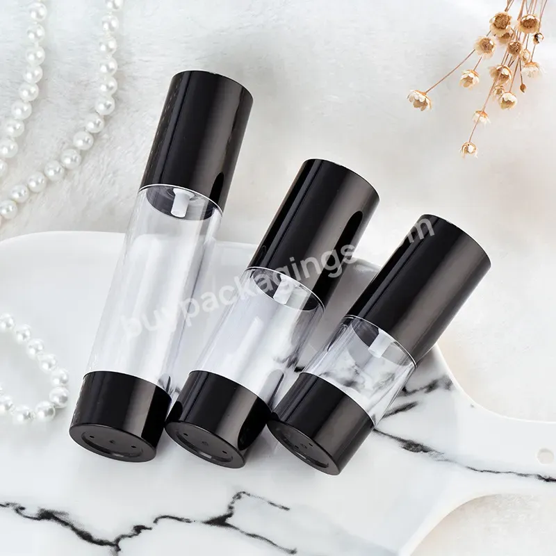 15ml 30ml 50ml Abs Plastic Cosmetic Vacuum Pump Bottle Foundation Bb Cream Facial Serum Packaging Airless Lotion Bottle