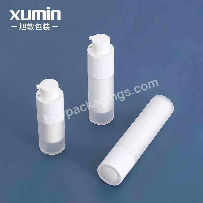 15ml 30ml 50ml Airless Pump Bottle Cosmetic Plastic Bottle With Pump Lotion Bottle