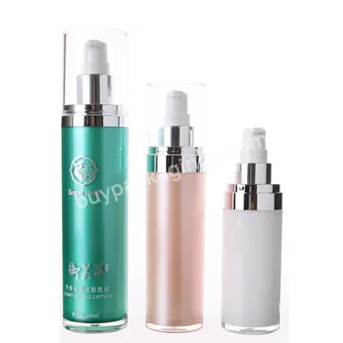 15ml 30ml 50ml High Quality Acrylic Cream Pump Bottle Luxury Cosmetic Skin Care Cream Bottle With Lid