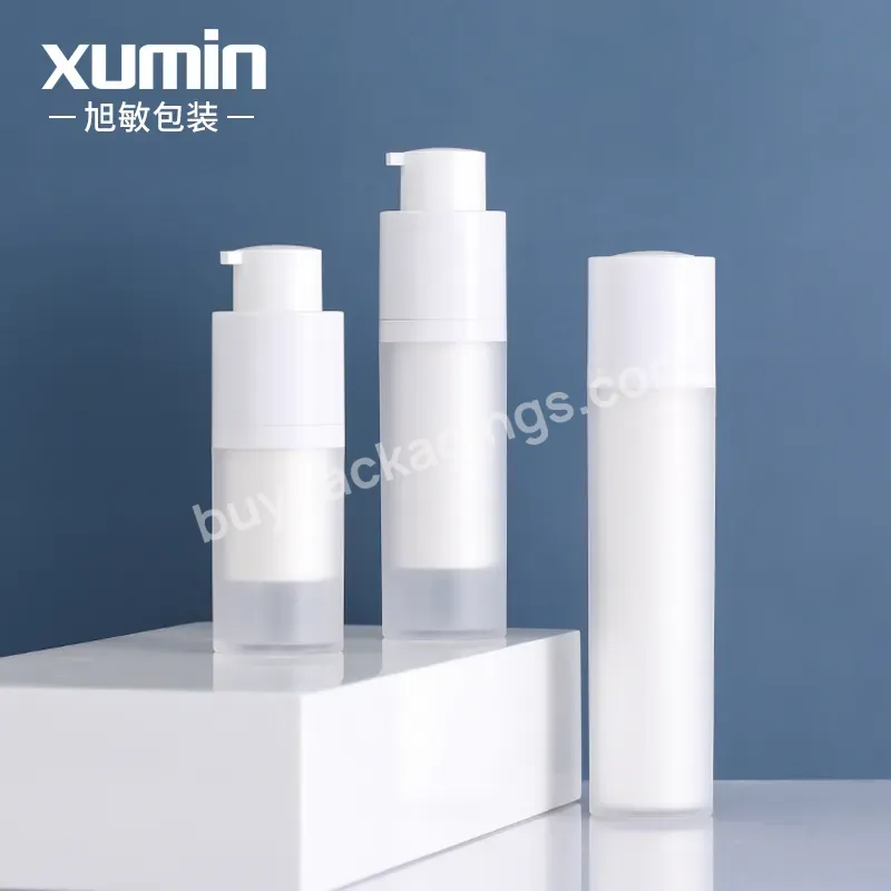 15ml 30ml 50ml Plastic Airless Pump Bottle 30 Ml Plastic Lotion Bottle With Pump