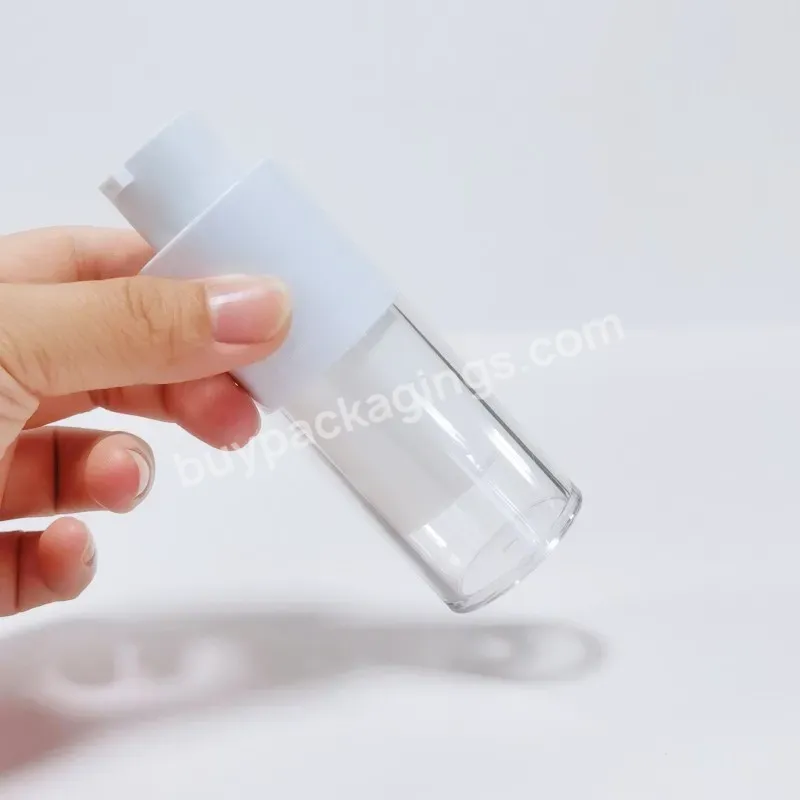 15ml 30ml 50ml Plastic Airless Pump Bottle Serum Lotion Pump Dispenser Vacuum Airless Bottle