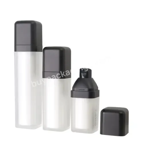 15ml 30ml 50ml Square Shape Outer Bottle Acrylic Bottle Twist Up Cream Pump Bottle