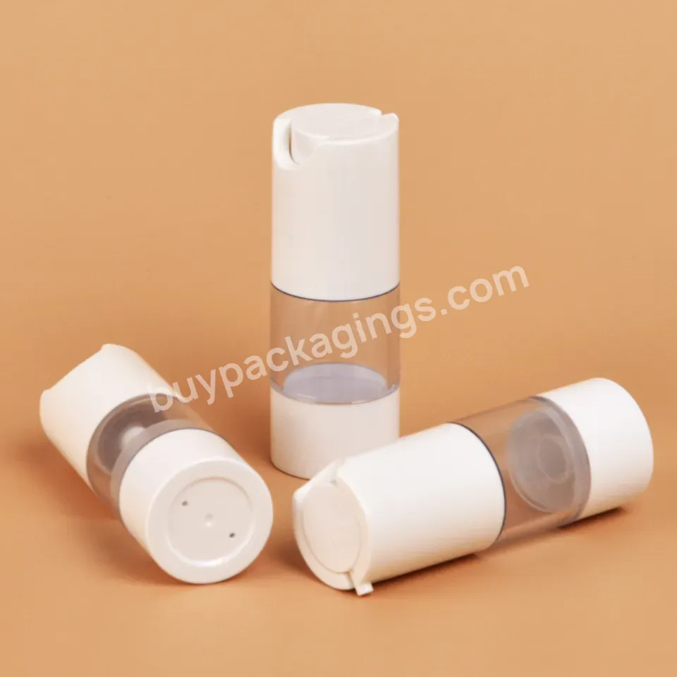 15ml 30ml Empty As Pp Plastic Skin Care Packaging Airless Bottle Face Cream Packaging Lotion Pump Bottle