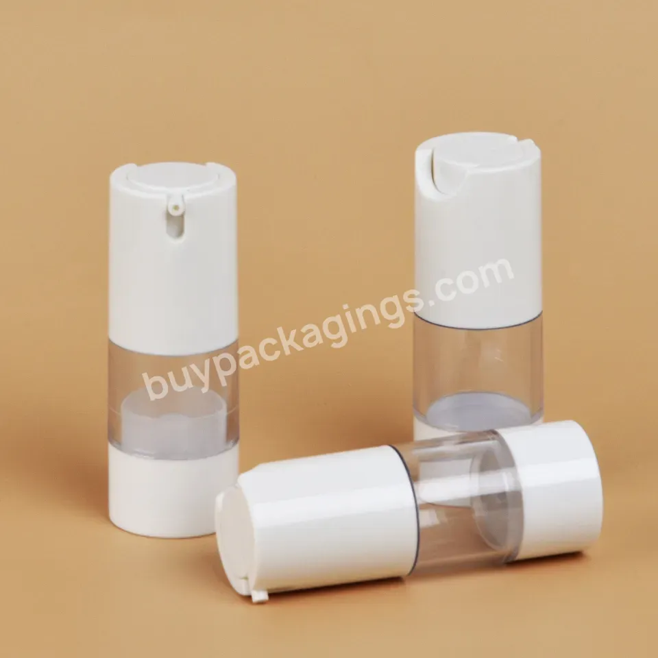 15ml 30ml Empty As Pp Plastic Skin Care Packaging Airless Bottle Face Cream Packaging Lotion Pump Bottle