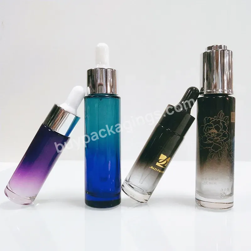 15ml 30ml Glass Essential Press Pump Dropper Bottles Press Push Down 50ml Rose Gold Top Pump Serum Bottle