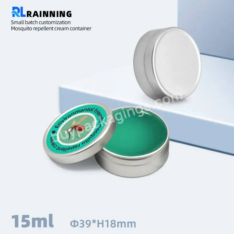 15ml Aluminium Tin Can With Slip Lid For Cosmetics