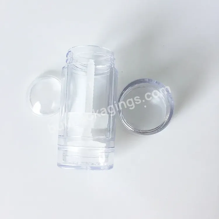 15ml As Clear Round Twist Up Deodorant Container