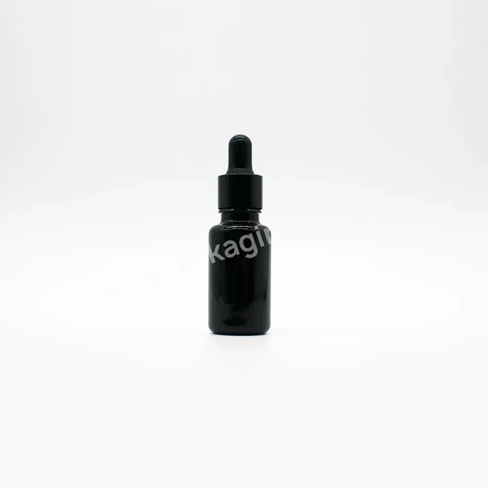 15ml Black Glass Vial Dropper Bottle 10ml Amber Glass Ampoule Vial With Dropper Tip 15ml Black Glass Dropper Bottle