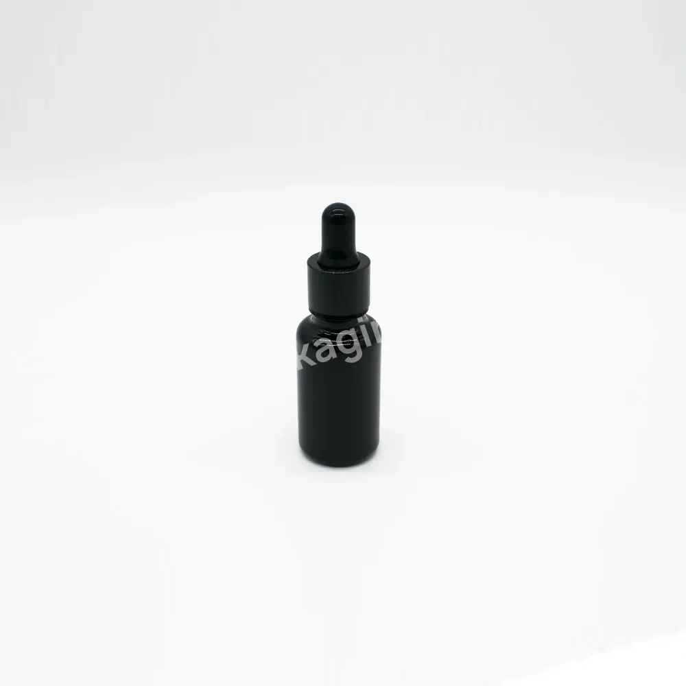 15ml Black Glass Vial Dropper Bottle 10ml Amber Glass Ampoule Vial With Dropper Tip 15ml Black Glass Dropper Bottle