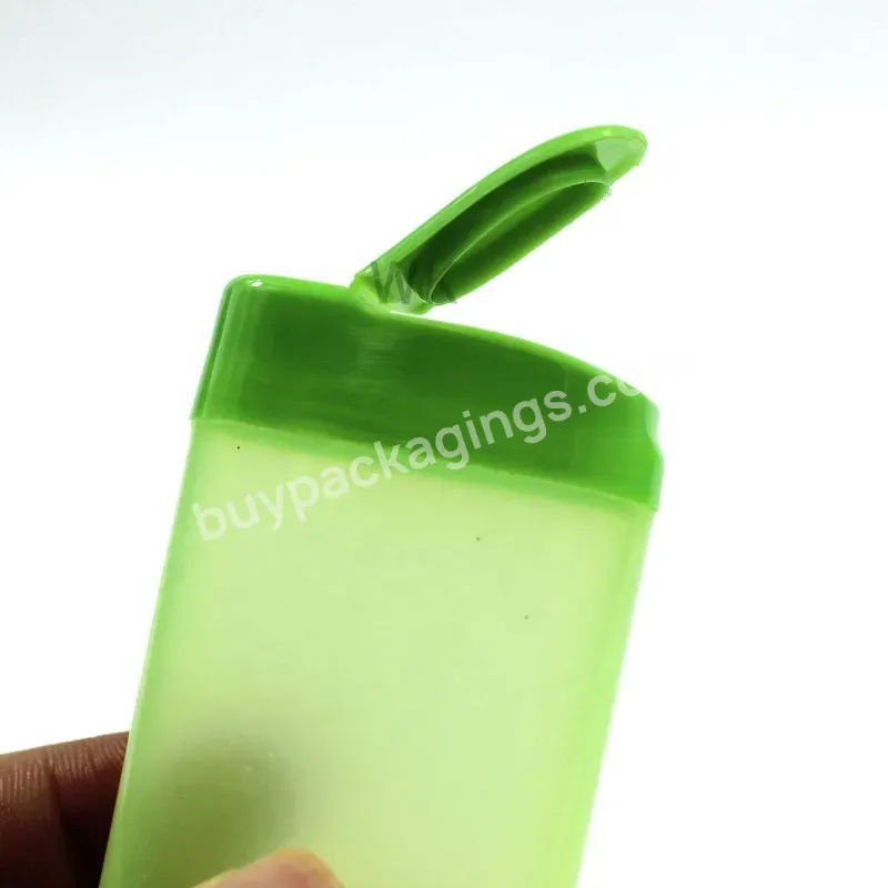 15ml Mini Container Pp Flat Round Clamshell Plastic Chewing Gum Bottle Manufacture