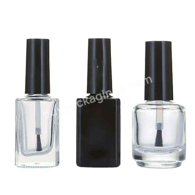 15ml Nail Polish Glue Empty Bottle Nail Polish Bottle Black Opaque Nail Polish Bottle