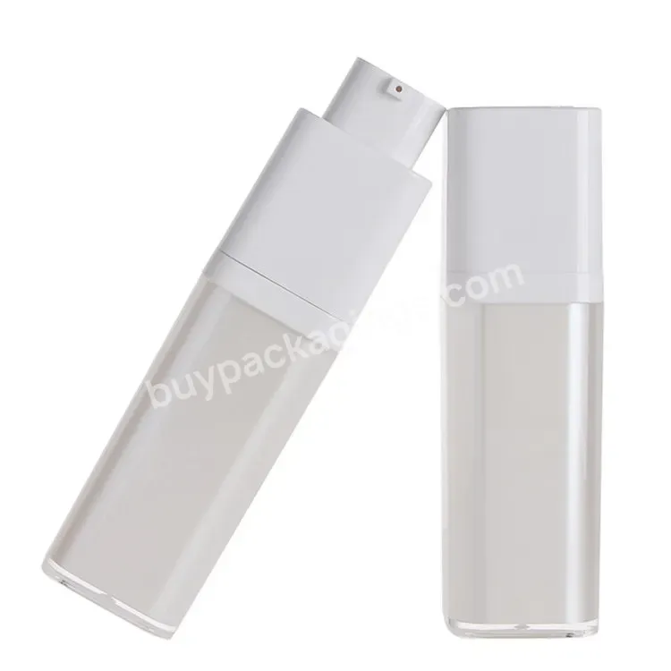 15ml,30ml,50ml Square Shape Acrylic Airless Lotion Pump Bottle