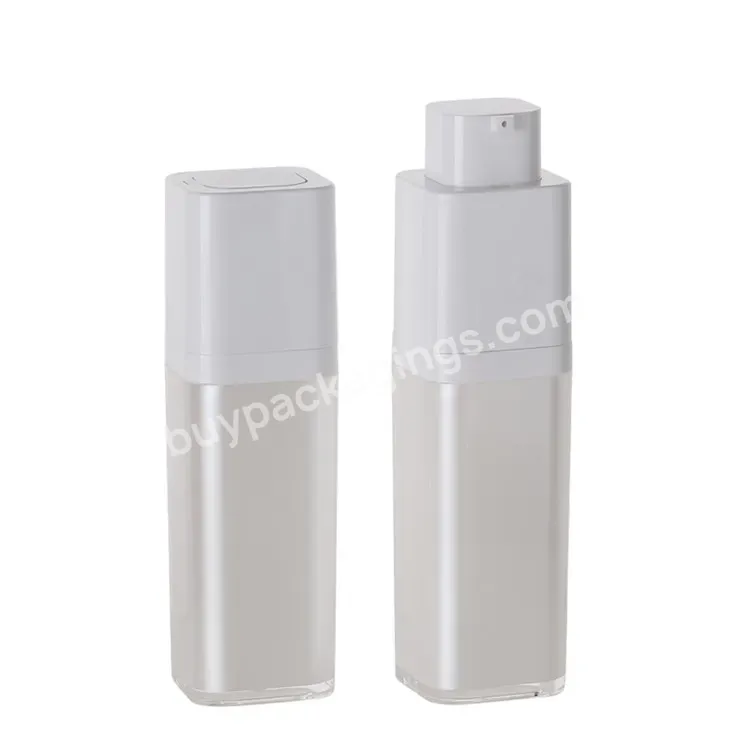 15ml,30ml,50ml Square Shape Acrylic Airless Lotion Pump Bottle