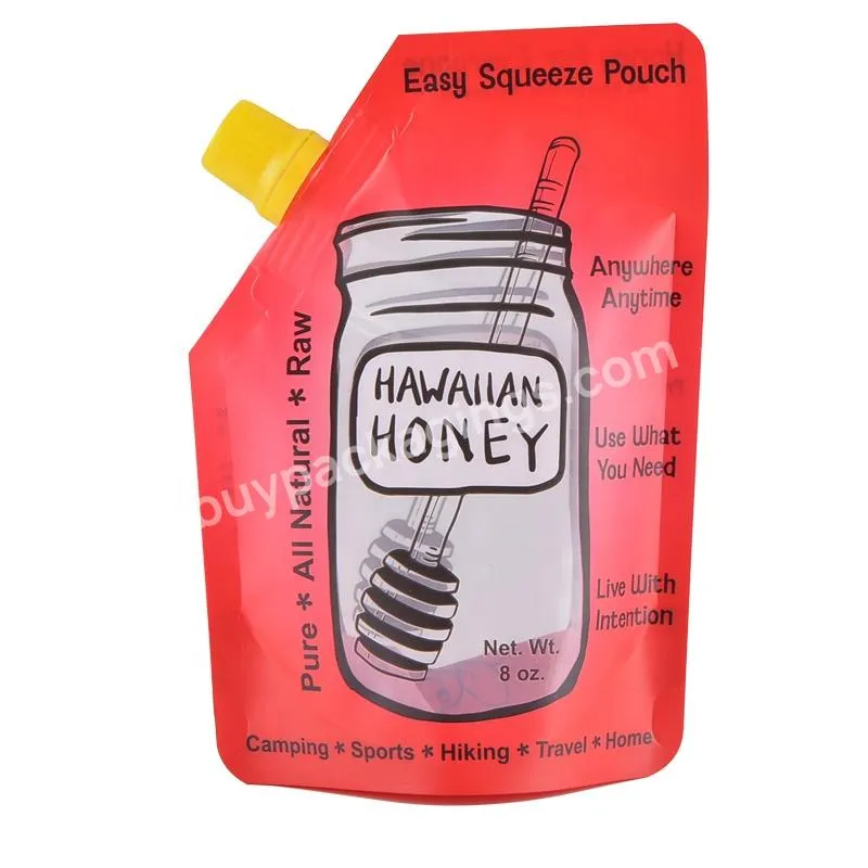 16 Oz 8 Oz For Juices Body Refill Milk Or Jelly Packaging Bags 300ml 100ml Liquid Printingstand Up Spout Pouch Tube