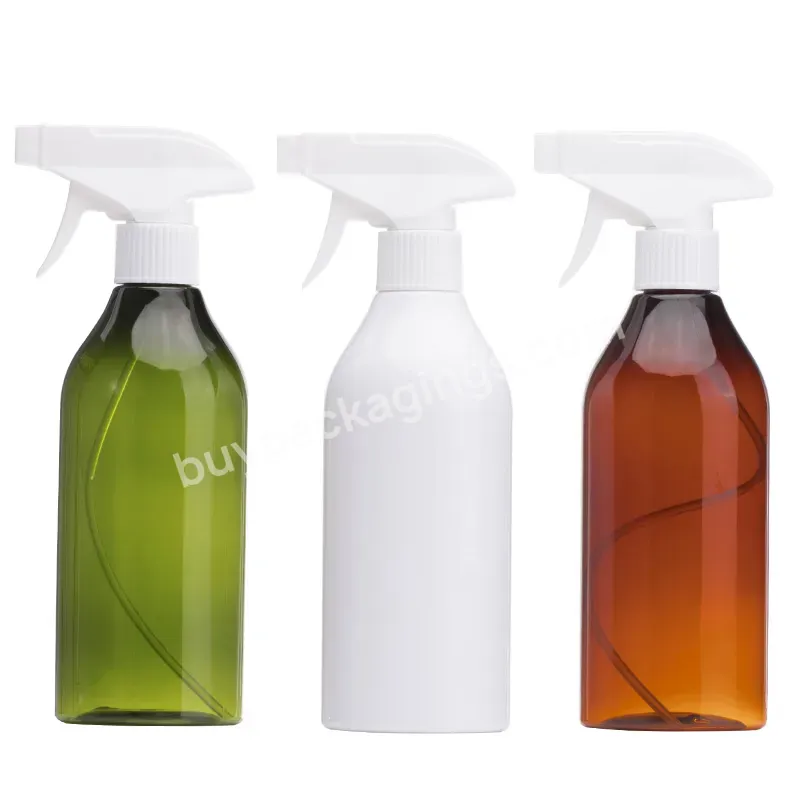 16oz Pet Plastic Bottle 500ml Trigger Spray Bottle 500ml Hdpe Plastic Bottles With Trigger Spray Caps