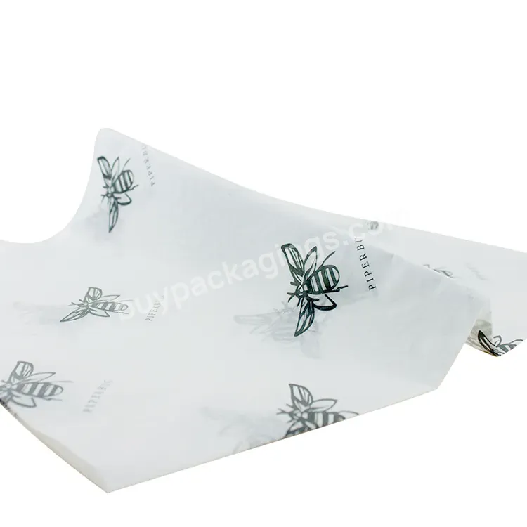 17 Gsm Custom Printed Wrapping Tissue White Apparel Custom Shoes Tissue Wrapping Paper Custom Logo Wrapping Tissue Paper