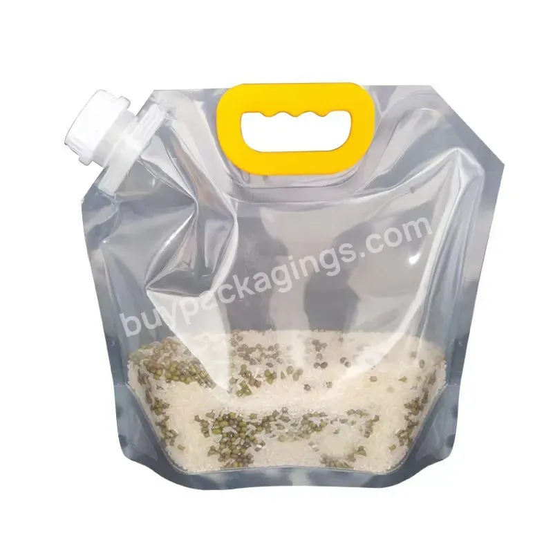 1/8 Oz Mylar Bags Disposable Aluminum Food Packaging Large 5l Liquid Stand Up Pouch