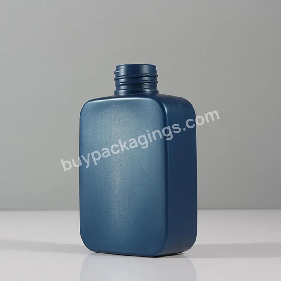 180ml 250ml Flat Hdpe Body Care Lotion Pump Shampoo Reusable Shower Gel Moisturizer Hair Conditioner Lotion Bottle