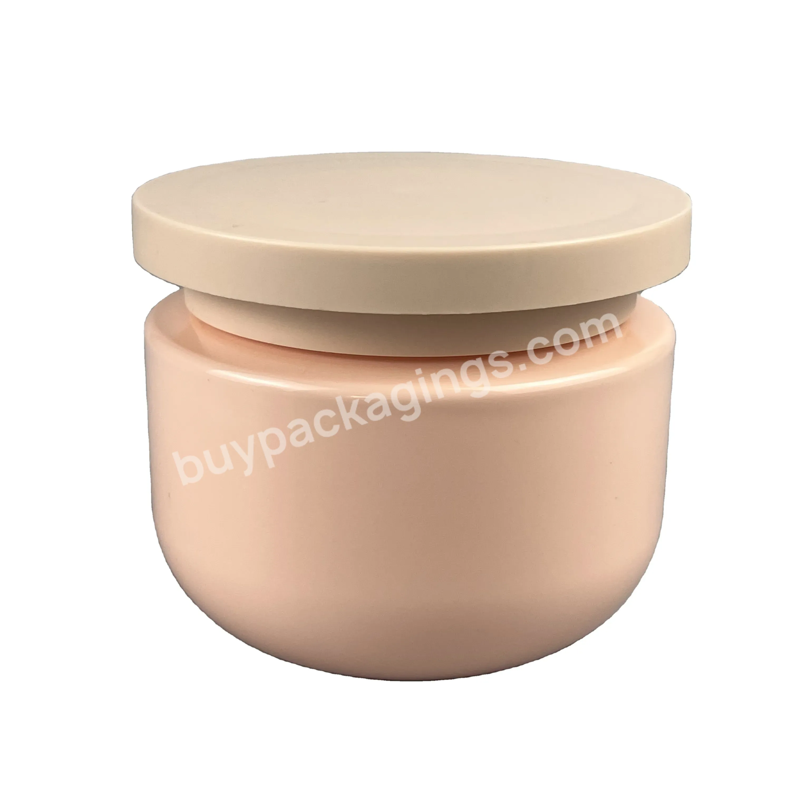 180ml 250ml Oem Friendly Cosmetic Packaging Pet Refill Cream Jar With Replaceable Inner Jar Pp Screw Cap