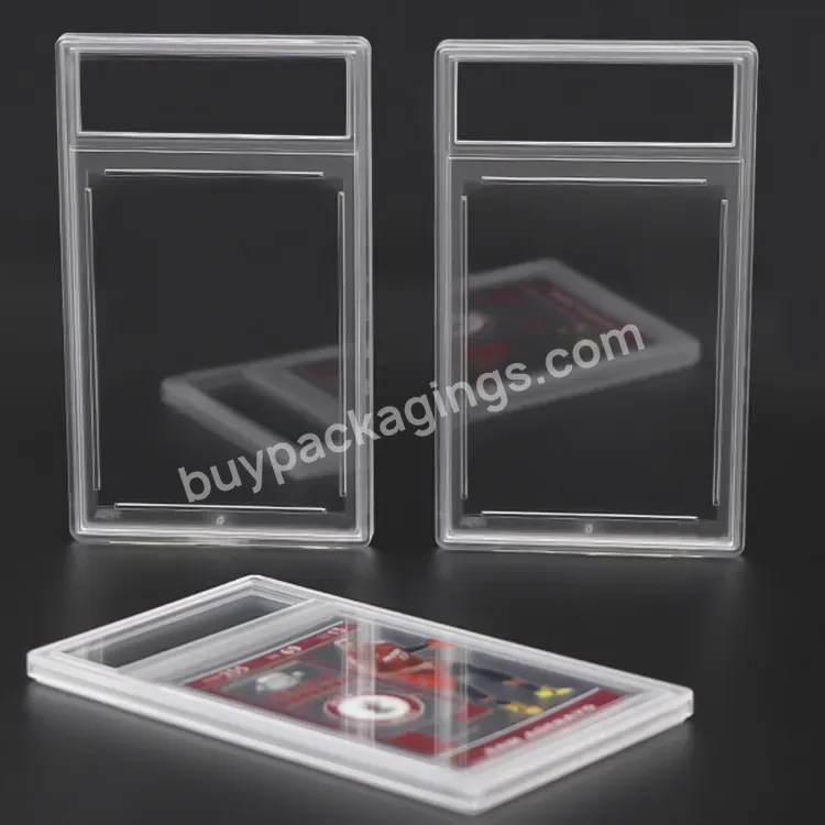 180pt 360pt Ultrasonic Panini Trading Card Slab Case For Psa Graded Card Slab Rookie Trading Baseball Sport Card Case