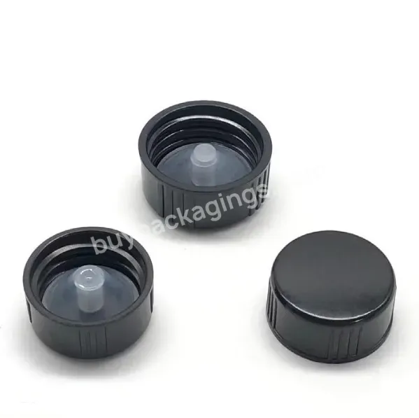 18/400 20/400 Bakelite Cap Boston Black Essential Oil Cap Phenolic Cap For Essential Oil Bottle