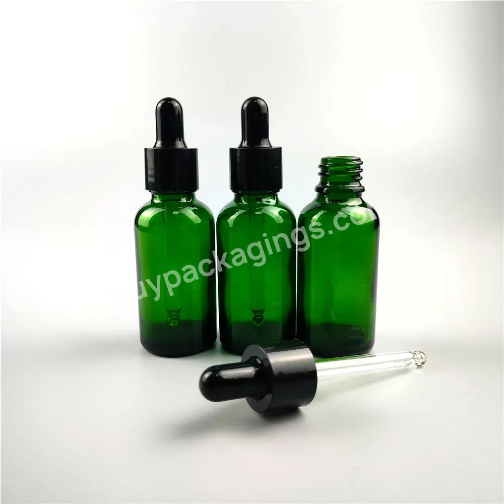 18/410 20/410 Glass Dropper Pipette White Black Smooth Plastic Dropper With Glass Pipette For Cosmetic Oil