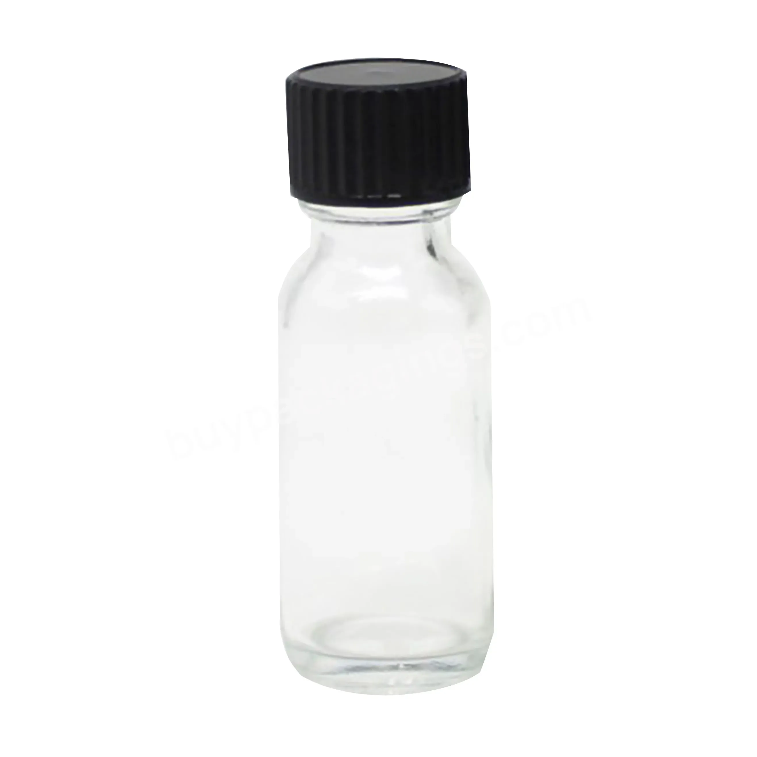 18mm Neck Size Wholesale Pcr Pp Black Large Head Anti-theft Dropper Cap For Essential Oil Bottle