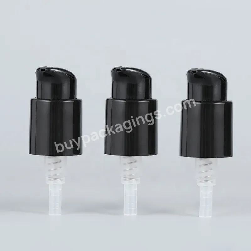 18mm,20mm,24mm Plastic Cream Pump With Dip Tube Cosmetic Packaging For Lotion Pump - Buy Lotion Pumps For Bottles,Black Lotion Pump Powder Pump Spring Left And Right Cosmetic Packaging,Hot Sale Dispenser Lotion Pump.